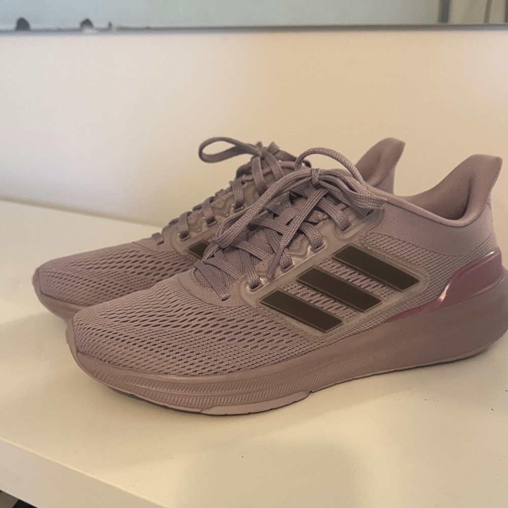 adidas Women's Lace-Up Running Sneakers in Mauve